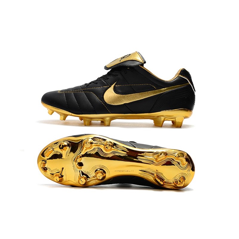 Nike Tiempo Legend R Elite FG Černá Zlato